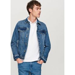 Jeansowa kurtka - Granatowy. Niebieskie kurtki damskie Reserved, z jeansu. Za 119,99 zł.
