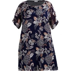 Sukienki: Open End ABOVE KNEE SHORT SLEEVE FLORAL Sukienka letnia dark blue