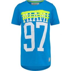 Koszulka "Halinna" w kolorze błękitnym. Niebieskie t-shirty chłopięce Vingino, z nadrukiem, z bawełny, bez rękawów. W wyprzedaży za 59,95 zł.