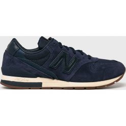 New Balance - Buty MRL996SE. Niebieskie halówki męskie marki New Balance, z materiału, na sznurówki. W wyprzedaży za 399,90 zł.
