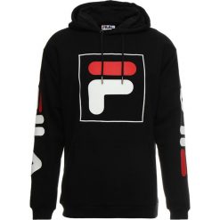 Fila TOTAL HOODED Bluza z kapturem black. Czarne bluzy męskie rozpinane Fila, m, z bawełny, z kapturem. Za 359,00 zł.