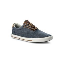 SPRANDI M188SS16-01. Niebieskie trampki męskie Sprandi, bez wzorów, ze skóry ekologicznej, bez zapięcia. Za 79,99 zł.