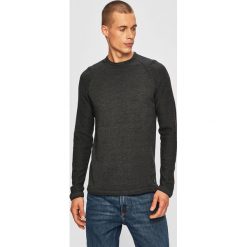 Blend - Sweter. Niebieskie swetry męskie Blend, s, bez wzorów, z bawełny, z okrągłym kołnierzem, bez kaptura. W wyprzedaży za 69,90 zł.