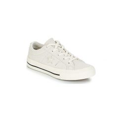 Buty Dziecko Converse ONE STAR OX. Białe trampki dziewczęce marki Converse, bez wzorów, bez zapięcia. Za 215,20 zł.