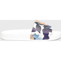 Desigual Sport - Klapki. Szare klapki damskie marki Desigual Sport, bez wzorów, z gumy, bez obcasa. Za 129,90 zł.