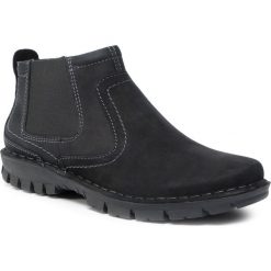 Sztyblety GO SOFT - MI07-A848-A677-01 Black. Czarne sztyblety męskie GO SOFT, ze skóry, bez zapięcia. Za 229,99 zł.