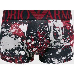 Emporio Armani - Bokserki. Niebieskie bokserki męskie marki Emporio Armani, z bawełny. Za 189,90 zł.