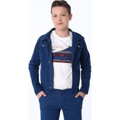 Kurtka chłopięca granatowa NDZ51600. Niebieskie kurtki chłopięce marki Fasardi. Za 79,00 zł.
