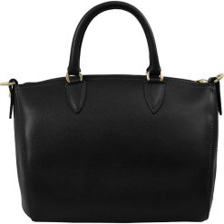 Torebki klasyczne damskie: Skórzana torebka „Symphonie” w kolorze czarnym – 14 x 14 x 21 cm