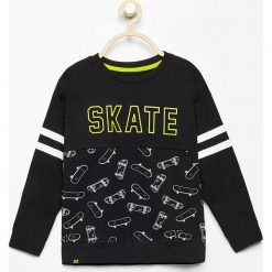 Bluzy chłopięce: Bluza z nadrukiem – Czarny