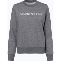 Calvin Klein Jeans - Damska bluza nierozpinana, szary. Szare bluzy sportowe damskie Calvin Klein Jeans, xs, z jeansu. Za 399,95 zł.