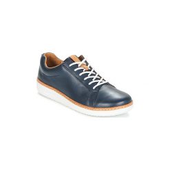 Buty Clarks AMBERLEE ROSA. Niebieskie trampki i tenisówki damskie marki Clarks, bez wzorów, bez zapięcia. Za 407,20 zł.