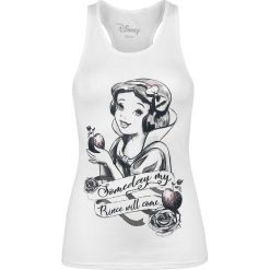 Snow White and the Seven Dwarves Tattoo Top damski biały. Białe bluzki damskie Snow White and the Seven Dwarves, m, z nadrukiem, z okrągłym kołnierzem. Za 49,90 zł.