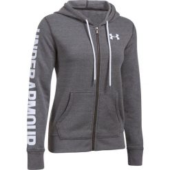 Bluzy sportowe damskie: Under Armour Bluza damska Favorite FZ Hoodie szara r.L (1302361-090)
