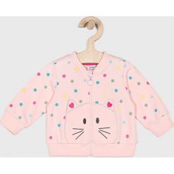 Blukids - Bluza dziecięca 56-74 cm. Różowe bluzy dziewczęce Blukids, bez wzorów, z bawełny, bez rękawów, bez kaptura. W wyprzedaży za 39,90 zł.