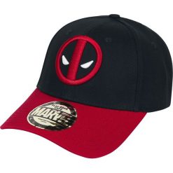 Czapki damskie: Deadpool Logo Czapka baseballowa czarny/czerwony