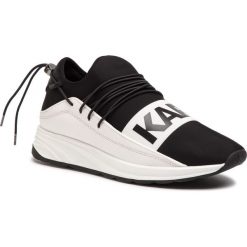 Sneakersy KARL LAGERFELD - KL51145 Black Lthr & Textile W/White. Czarne sneakersy męskie KARL LAGERFELD, na co dzień, bez wzorów, ze skóry, klasyczne, bez zapięcia. Za 839,00 zł.