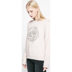 Pepe Jeans - Bluza. Różowe bluzy damskie z nadrukiem Pepe Jeans, s, z bawełny, bez rękawów, bez kaptura. W wyprzedaży za 129,90 zł.