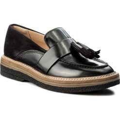 Mokasyny damskie: Mokasyny CLARKS – Zante Spring 261266724 Black Combi Leather