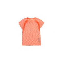 Bluzka dziewczęca we wzory sportowa. Pomarańczowe t-shirty dziewczęce TXM. Za 7,99 zł.