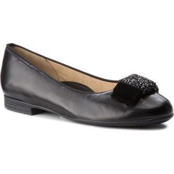 Baleriny ARA - 12-41303-05 Schwarz. Czarne baleriny damskie marki ara, z materiału, klasyczne, na płaskiej podeszwie. W wyprzedaży za 279,00 zł.