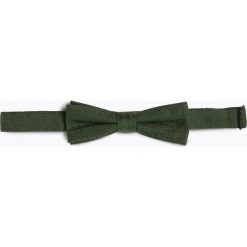 Finshley & Harding London - Muszka męska z dodatkiem jedwabiu, zielony. Zielone muszki męskie marki Finshley & Harding London, z aplikacjami, z wełny. Za 79,95 zł.