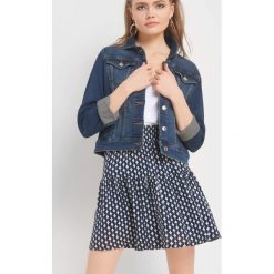 Rozkloszowana spódnica mini. Niebieskie spódniczki damskie Orsay, bez wzorów, z wiskozy, z podwyższonym stanem, mini, rozkloszowane. Za 49,99 zł.