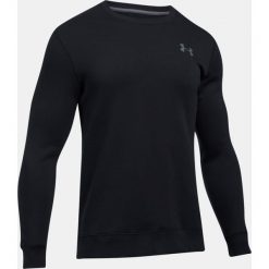 Bluzy męskie: Under Armour Bluza męska Rival Fleece Solid Fitted Crew czarna r. XL (1302854-001)