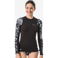 TOP UV surfing długi rękaw 500 AKARU damski. Topy damskie OLAIAN, xl, bez wzorów, z elastanu, sportowe, bez kołnierzyka. Za 59,99 zł.
