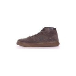 Buty Hogan HXM3650AM70JGF. Szare trampki męskie Hogan, bez wzorów, bez zapięcia. Za 922,41 zł.