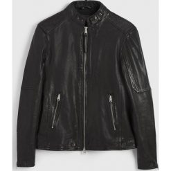 AllSaints - Kurtka skórzana Cora Jacket. Czarne płaszcze męskie AllSaints, s, bez wzorów, ze skóry, krótkie, bez kaptura. Za 1849,00 zł.