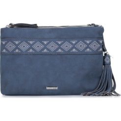 Torebka damska 87-4Y-702-7. Niebieskie torebki klasyczne damskie marki Wittchen, w paski, eleganckie, na ramię, bez dodatków. Za 79,00 zł.