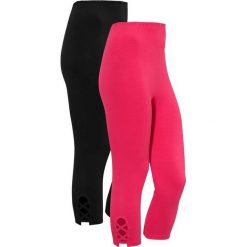 Cellbes Legginsy 3/4 2 Pack malinowy czarny female czerwony/czarny 54/56. Czerwone legginsy damskie Cellbes, m, bez wzorów, z gumy, biznesowe. Za 139,00 zł.