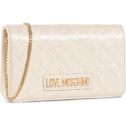 Torebka LOVE MOSCHINO - JC4059PP1BLA0110 Avorio. Brązowe torebki klasyczne damskie Love Moschino, bez wzorów, ze skóry ekologicznej, eleganckie, bez dodatków. Za 529,00 zł.
