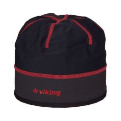 Czapki męskie: Viking Czapki Cross Country 2016 czarno-czerwona r. 60 (215201660)