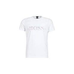 T-shirty z krótkim rękawem BOSS Athleisure TEE 7. Białe t-shirty męskie marki BOSS Athleisure, s, bez wzorów, bez kołnierzyka, krótkie. Za 269,00 zł.
