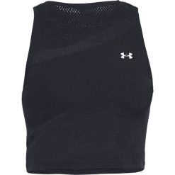 Under Armour Warrior Podkoszulek Czarny. Czarne podkoszulki damskie Under Armour, s, bez wzorów, z elastanu, bez kołnierzyka. Za 274,95 zł.