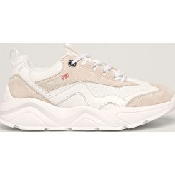 Big Star - Buty. Białe buty sportowe damskie BIG STAR, bez wzorów, ze skóry ekologicznej, sportowe. Za 199,90 zł.