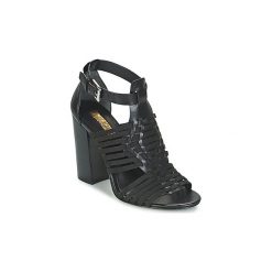 Sandały Lauren Ralph Lauren HARIETTA SANDALS CASUAL. Czarne sandały damskie marki Lauren Ralph Lauren, bez wzorów, casualowe, bez obcasa, bez zapięcia. Za 671,20 zł.