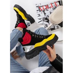 Czarne Traperki Calanques. Czarne sneakersy damskie Renee. Za 139,99 zł.