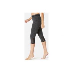 Rybaczki Slim Gym & Pilates 520 damskie. Szare rybaczki damskie DOMYOS, xs, bez wzorów, z elastanu. Za 54,99 zł.