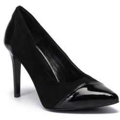 Szpilki LASOCKI - 4068-06 Black. Czarne półbuty damskie Lasocki, bez wzorów, z zamszu, bez obcasa, na obcasie, bez zapięcia. Za 199,99 zł.