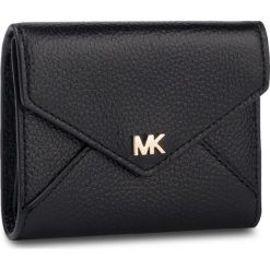 Mały Portfel Damski MICHAEL MICHAEL KORS - Mott 34F9GF6E6L Black. Czarne portfele damskie MICHAEL Michael Kors, bez wzorów, ze skóry. W wyprzedaży za 319,00 zł.