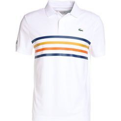 Koszulki sportowe męskie: Lacoste Sport TENNIS Koszulka sportowa white/marino/buttercup/apricot