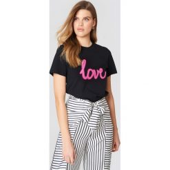 T-shirty damskie: Just Female T-shirt Love – Black