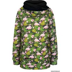 Wiosenna bluza kangurka z dużym kapturem liście. Bluzy damskie Pakamera, na wiosnę, bez wzorów, z bawełny, bez rękawów. Za 150,00 zł.