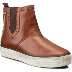 Buty zimowe damskie: Sztyblety KEDS – Triple Chelsea WH54247 Caramel
