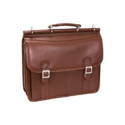 Teczka MCKLEIN Halsted 15.6 cali Brązowy. Pomarańczowe torby na laptopa Mcklein, bez wzorów, eleganckie. Za 911,99 zł.