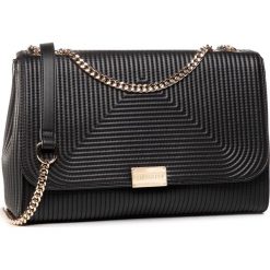 Torebka TRUSSARDI JEANS - Frida Shoulder Bag 75B01035 K299. Czarne torebki klasyczne damskie Trussardi Jeans, bez wzorów, z jeansu, wizytowe, bez dodatków. Za 719,00 zł.