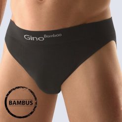 Slipy męskie: Slipy Bamboo niskie Black